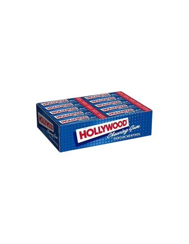 HOLLYWOOD CHEWING-GUM TABLETTE MENTHOL BOITE 20 ETUIS