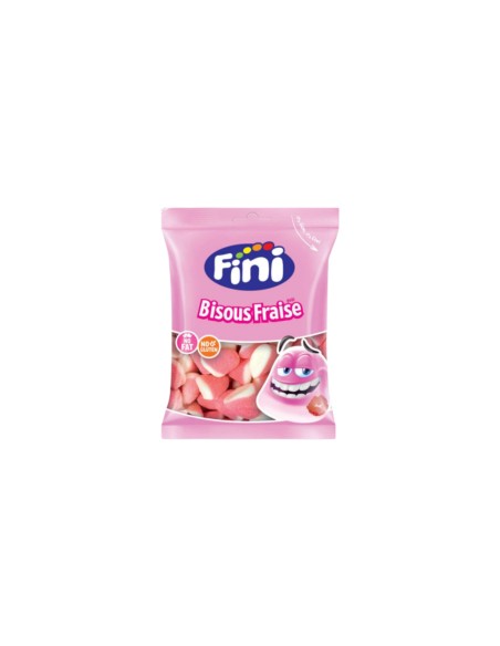 BONBON FINI HALAL BISOU FRAISE BOITE 12x90g