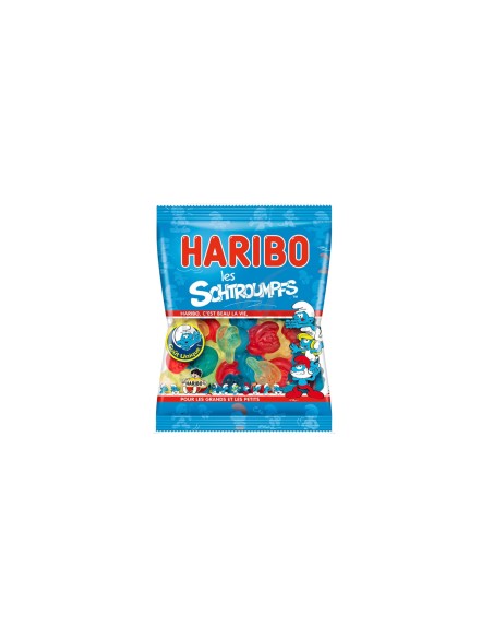 BONBON HARIBO LES SCHTROUMPFS SAC 28x75g