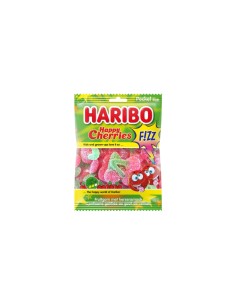BONBON HARIBO HAPPY CHERRIES FIZZ SAC 28x75g