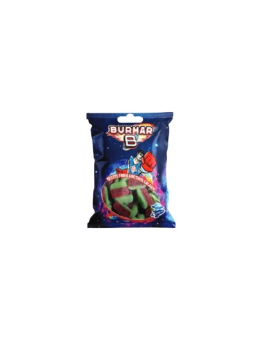 BONBON BURMAR SOUR WATERMELON SLICE 100g BOITE 14 SACHETS