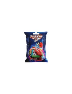 BONBON BURMAR SHINY ASSORTED SHARKS 100g BOITE 14 SACHETS