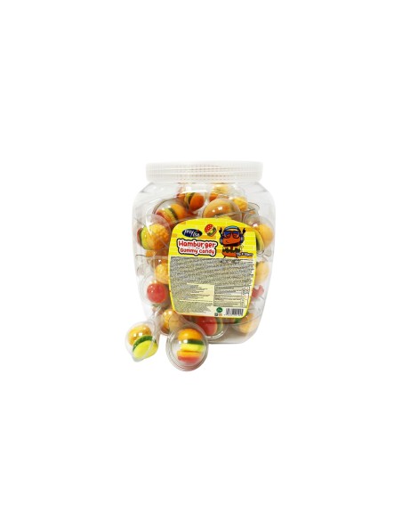 HAMBURGER GUMMY JELLY BOITE 50 PIECE