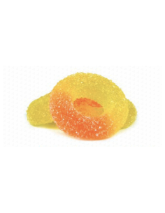 BONBON ANNEAUX PÊCHE SUCRÉE HALAL SAC 2KG