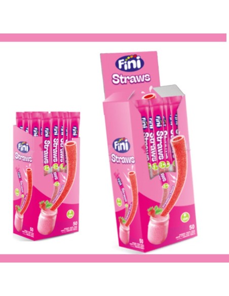 FINI PAILLE SHOOTER FRAISE HALAL BOITE 50 PIECES