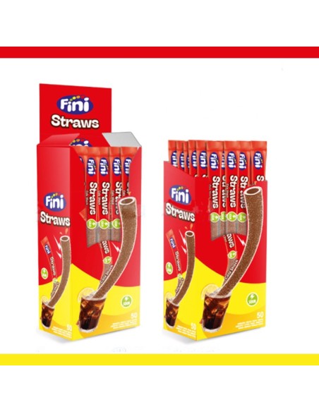 FINI PAILLE SHOOTER COLA HALAL BOITE 50 PIECES