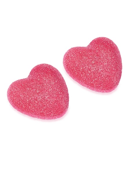 BONBON COEUR FRAISE FOUREE HALAL SAC 1KG DULCEPLUS