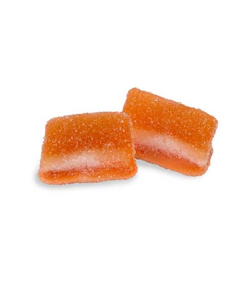 BONBON TRANCHE DE PÊCHE ACIDE HALAL SAC 1KG DULCEPLUS