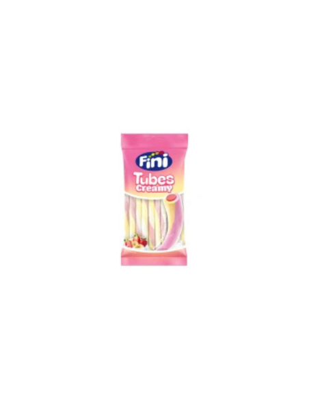 BONBON FINI HALAL TUBES CREAMY FRAISE BANANE BOITE 12x90g