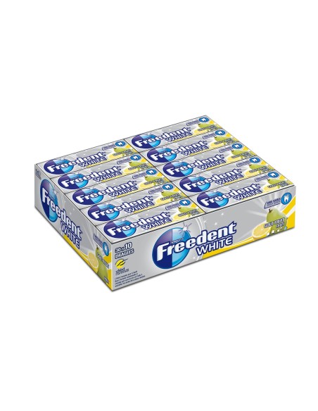 FREEDENT WHITE FRUIT SANS SUCRE 30 PIECES