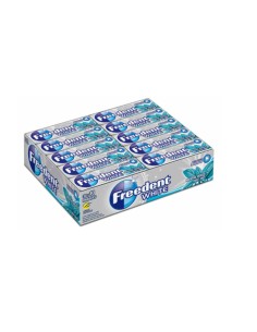 CHEWING-GUM FREEDENT WHITE MENTHE DOUCE SANS SUCRE 30 PIECES