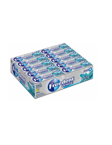 CHEWING-GUM FREEDENT WHITE MENTHE DOUCE SANS SUCRE 30 PIECES