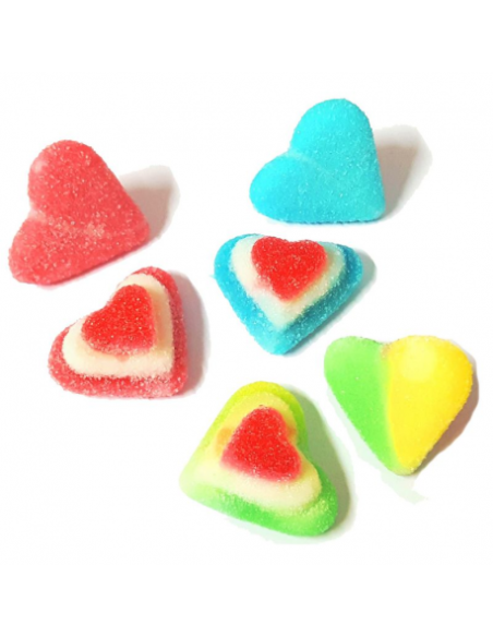 BONBON COEUR 3D SUCRÉ HALAL SAC 1KG DULCEPLUS