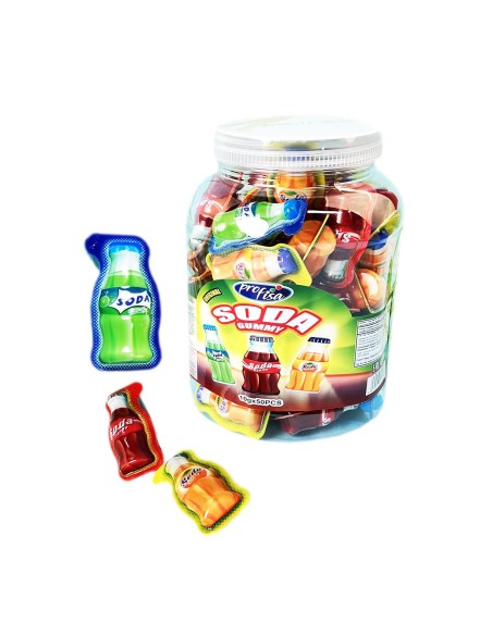 GUMMY SODA JELLY BOITE 50 PIÈCES