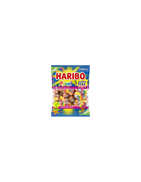 BONBON HARIBO PIXEL FIZZ SAC 28x70g