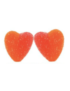 BONBON COEUR PÊCHE SUCRÉE HALAL SAC 2KG