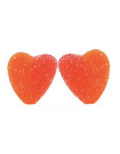 BONBON COEUR PÊCHE SUCRÉE HALAL SAC 2KG
