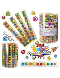 RULER BUBBLE GUM 45PCS